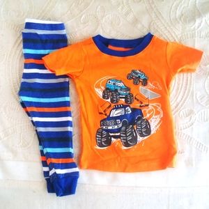 Monster Truck Pajamas 12m
